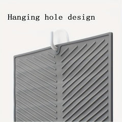 1pc Silicone Draining Board Mat Large Drain Pad Eco Friendly Drainer Mat