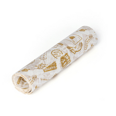 50 Sheets Rose Pattern Disposable Food Wrapping Paper Waterproof & Greaseproof