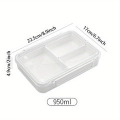 1pc Food Storage Containers Reusable Divided Fruit Boxes Portable