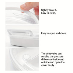 1pc Food Storage Containers Reusable Divided Fruit Boxes Portable