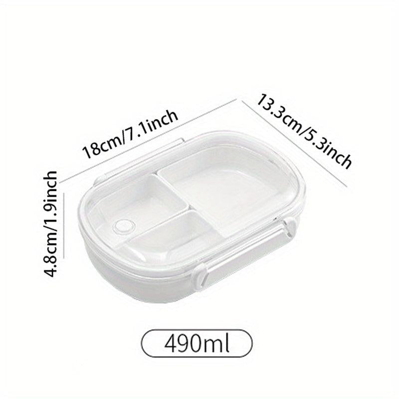 1pc Food Storage Containers Reusable Divided Fruit Boxes Portable