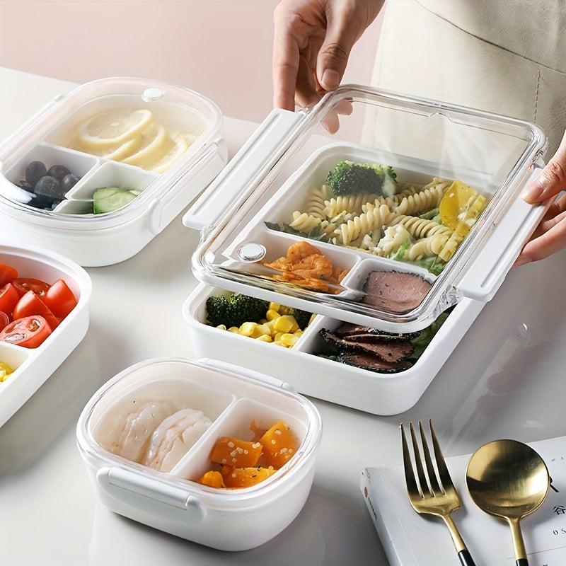 1pc Food Storage Containers Reusable Divided Fruit Boxes Portable