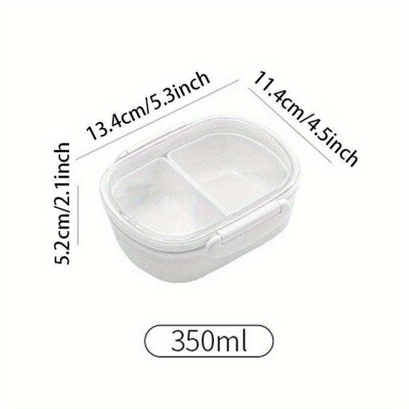 1pc Food Storage Containers Reusable Divided Fruit Boxes Portable