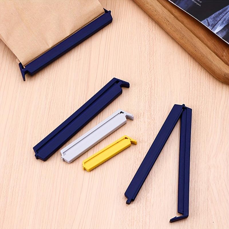 12pcs Food Sealing Clip Moisture-proof Sealing Snap Snack Standing Clip