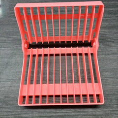 Kitchen Foldable Dish Storage & Draining Rack Large Capacity Tableware Holder