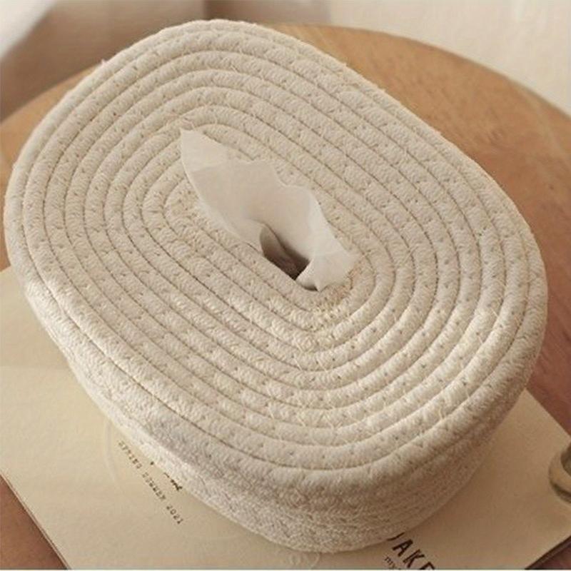 Oval Tissue Box with Lid for Wipes Masks etc. 8.27 x 6.5 x 4.14 inches