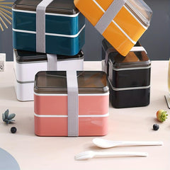 Leakproof Insulated Lunch Box 1200ml Bento Box for Office Workers