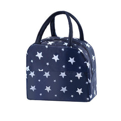 Fish Printed Insulated Lunch Box Bag for Teenagers and Workers