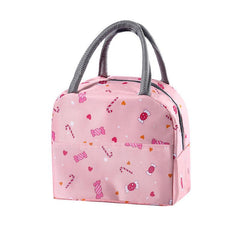 Fish Printed Insulated Lunch Box Bag for Teenagers and Workers