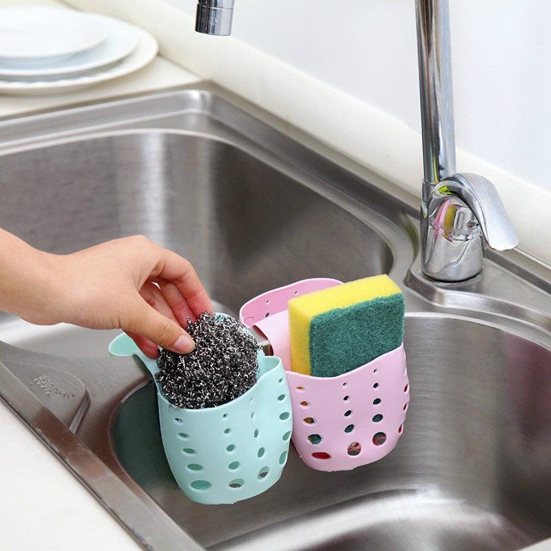 Dual-use Sink Sponge Storage Drain Basket