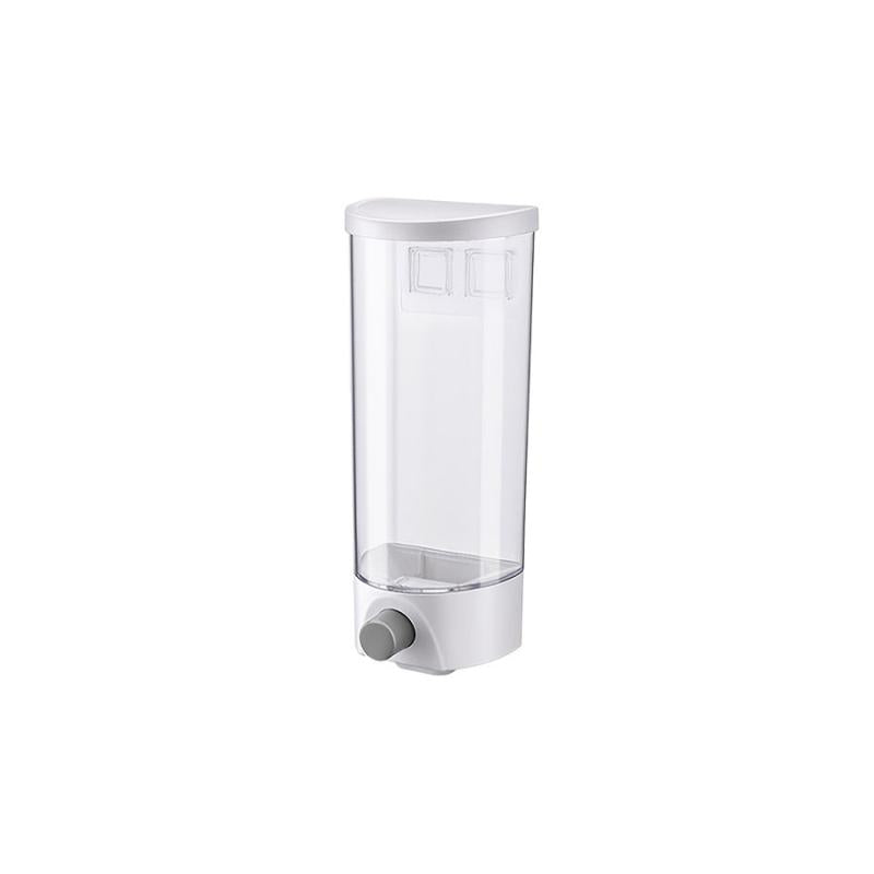 Wall Mounted Transparent Sealed Storage Tank for Rice Cereals Grains