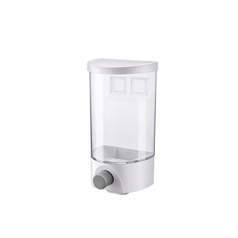 Wall Mounted Transparent Sealed Storage Tank for Rice Cereals Grains