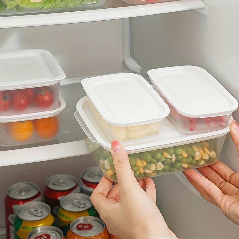 3pcs Refrigerator Storage Box Fresh Keeping Sealed Containers with Lids