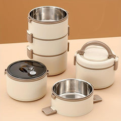 Insulated Stainless Steel Bento Box Leakproof Lunch Box for Teens and Workers