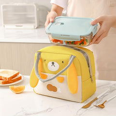 2pcs Lunch Box Handbag Bento Bag Insulation Bag For Picnic Camping