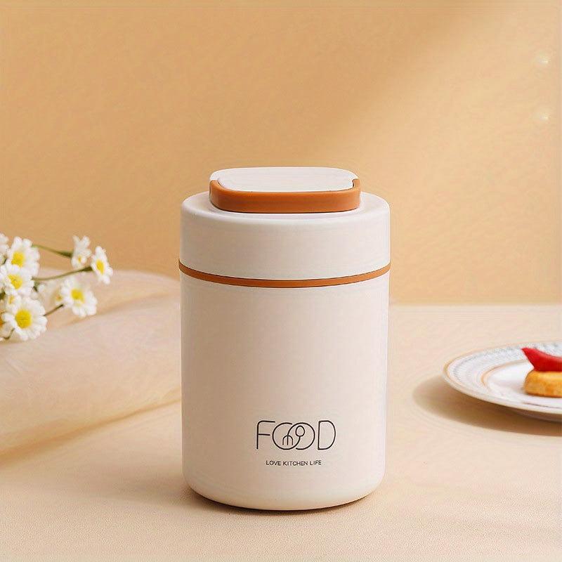 Portable Stainless Steel Breakfast Cup with Sealed Lid
