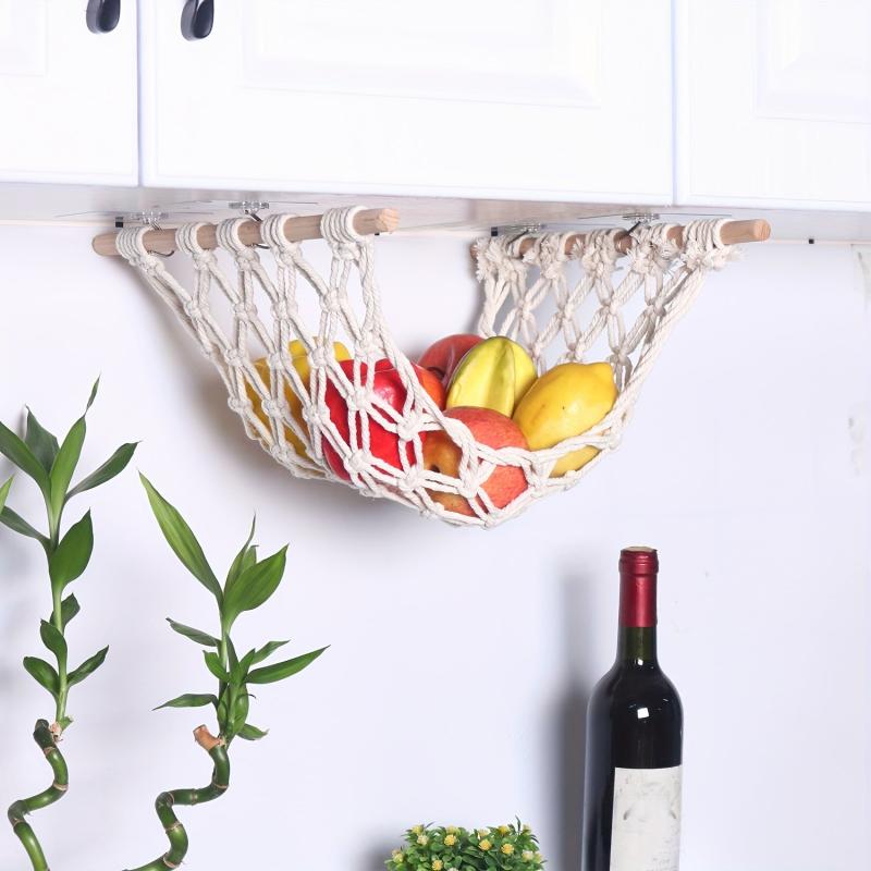Home Kitchen Hanging Fruit & Vegetable Basket Bohemian Nordic Style Net Bag