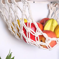 Home Kitchen Hanging Fruit & Vegetable Basket Bohemian Nordic Style Net Bag