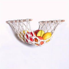 Home Kitchen Hanging Fruit & Vegetable Basket Bohemian Nordic Style Net Bag