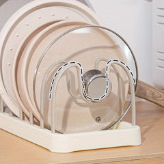 Pot And Pan Organizer For Kitchen Cabinet Cookware Holder