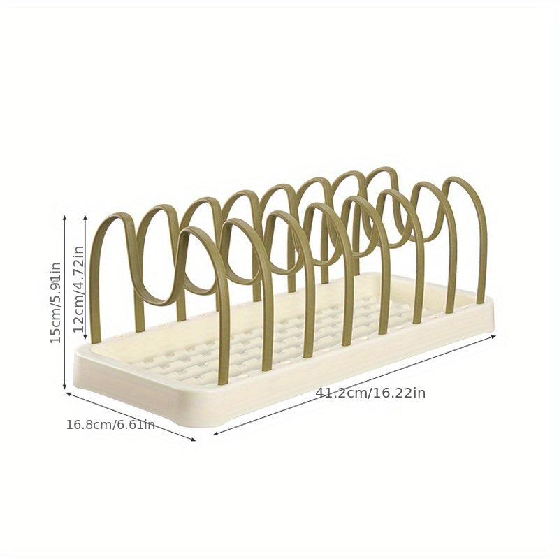 Pot And Pan Organizer For Kitchen Cabinet Cookware Holder