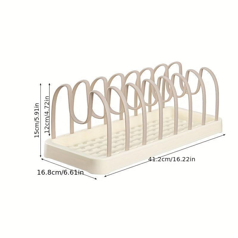 Pot And Pan Organizer For Kitchen Cabinet Cookware Holder