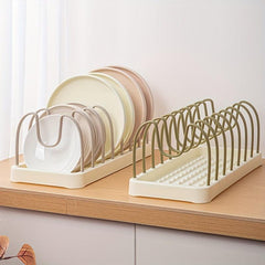 Pot And Pan Organizer For Kitchen Cabinet Cookware Holder