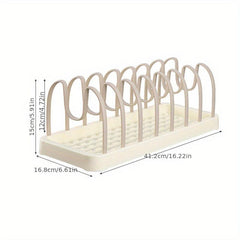 Pot And Pan Organizer For Kitchen Cabinet Cookware Holder