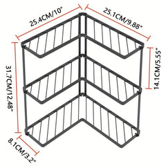 1pc Kitchen Condiment Rack Salt Sauce Vinegar Storage Box