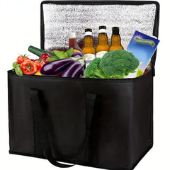 Large Capacity Insulated Grocery Bag Reusable Tote for Hot & Cold Food