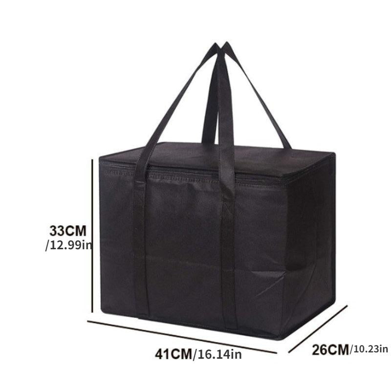 Large Capacity Insulated Grocery Bag Reusable Tote for Hot & Cold Food