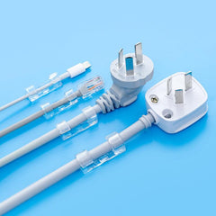 20pcs Wire Managers Self-adhesive Cable Clip Desktop Data Collection