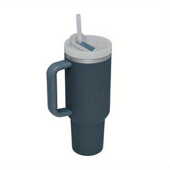 40oz Stainless Steel Tumbler with Lid and Straw
