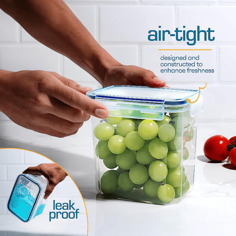14pcs Plastic Food Containers Candy Jars With Lids