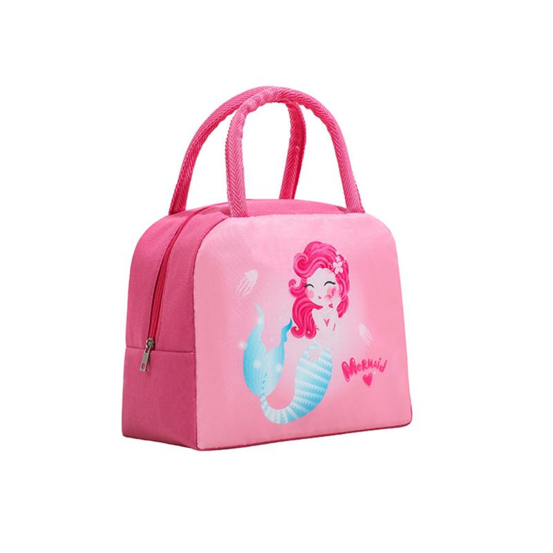1pc Cartoon Insulated Lunch Bag Thickened Aluminum Foil Tote