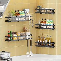 Kitchen Storage Rack With Hook Condiment Storage Rack