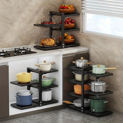 Pot Pan Organizer Rack Cabinet Heavy Duty Under Sink Organizers Storage