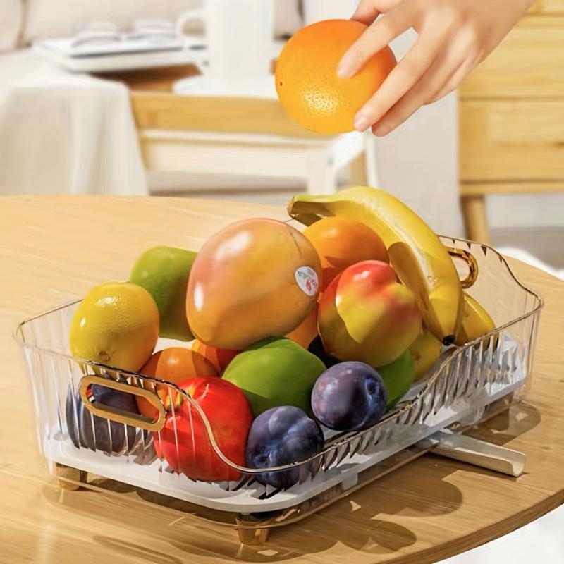 Dish Storage Rack With Draining Board Household Bowl Plate Rack