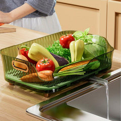 Dish Storage Rack With Draining Board Household Bowl Plate Rack