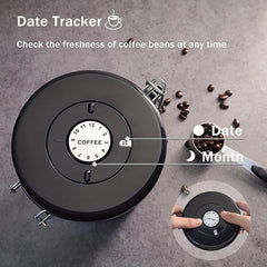 Coffee Storage Tank Stainless Steel With Date Tracker And CO2 Release Valve