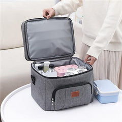 Large Insulated Lunch Bag Soft Cooler Tote for Camping Picnic Beach