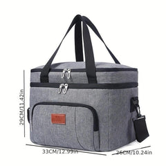 Large Insulated Lunch Bag Soft Cooler Tote for Camping Picnic Beach