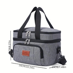 Large Insulated Lunch Bag Soft Cooler Tote for Camping Picnic Beach