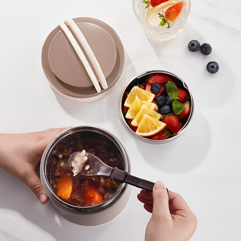 Vacuum Insulated Food Jar Stainless Steel Hot Cold Leak Resistant