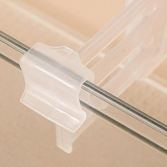 4pcs Extendable Plastic Fridge Partition Keep Food Organized