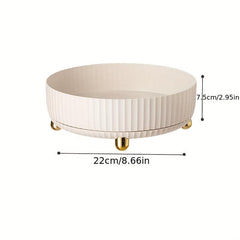 Rotating Turntable Kitchen Cosmetic Storage Tray Non-Slip