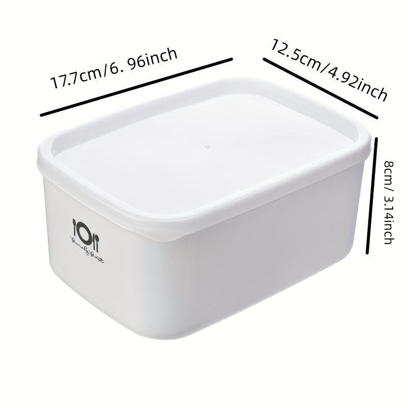 Rectangular Sealed Crisper Lunch Box Leakproof Container for School and Work
