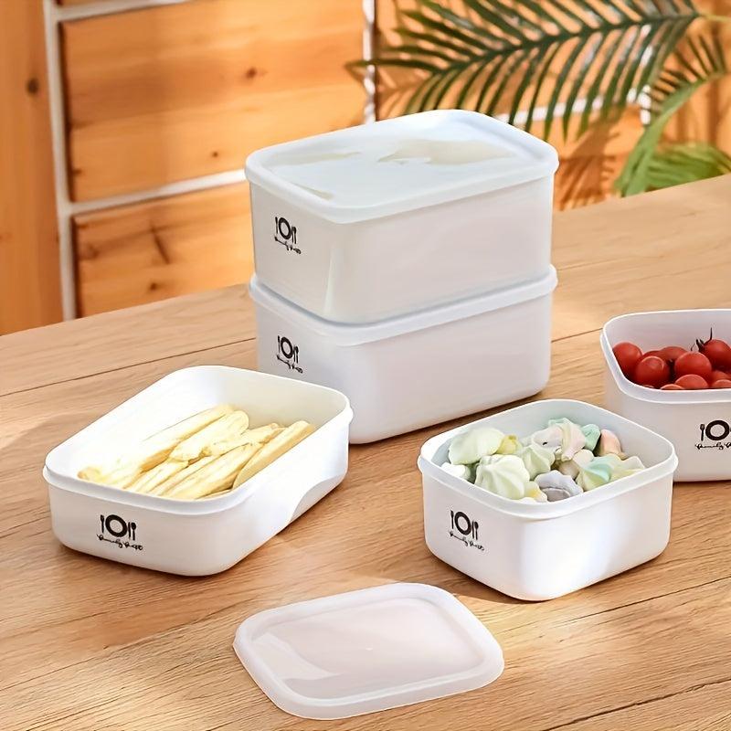 Rectangular Sealed Crisper Lunch Box Leakproof Container for School and Work