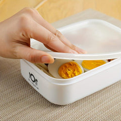 Rectangular Sealed Crisper Lunch Box Leakproof Container for School and Work