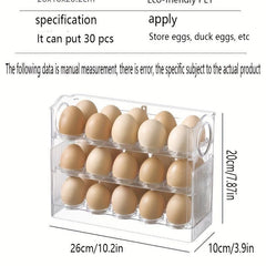 Refrigerator Egg Storage Box Leak-Proof Reusable Rack